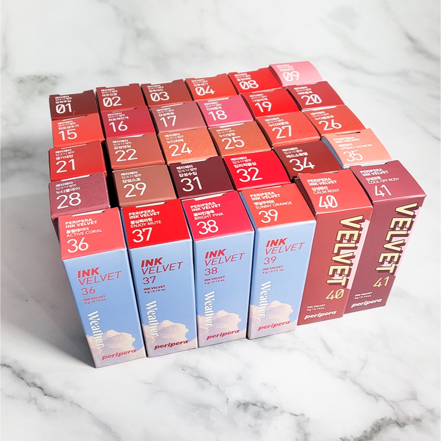 peripera ink the velvet tint โทนสีกำมะหยี่ 4g