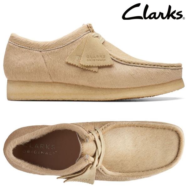 รองเท้า Clarks Originals Wallabee Maple Hair On สําหรับผู้ชาย