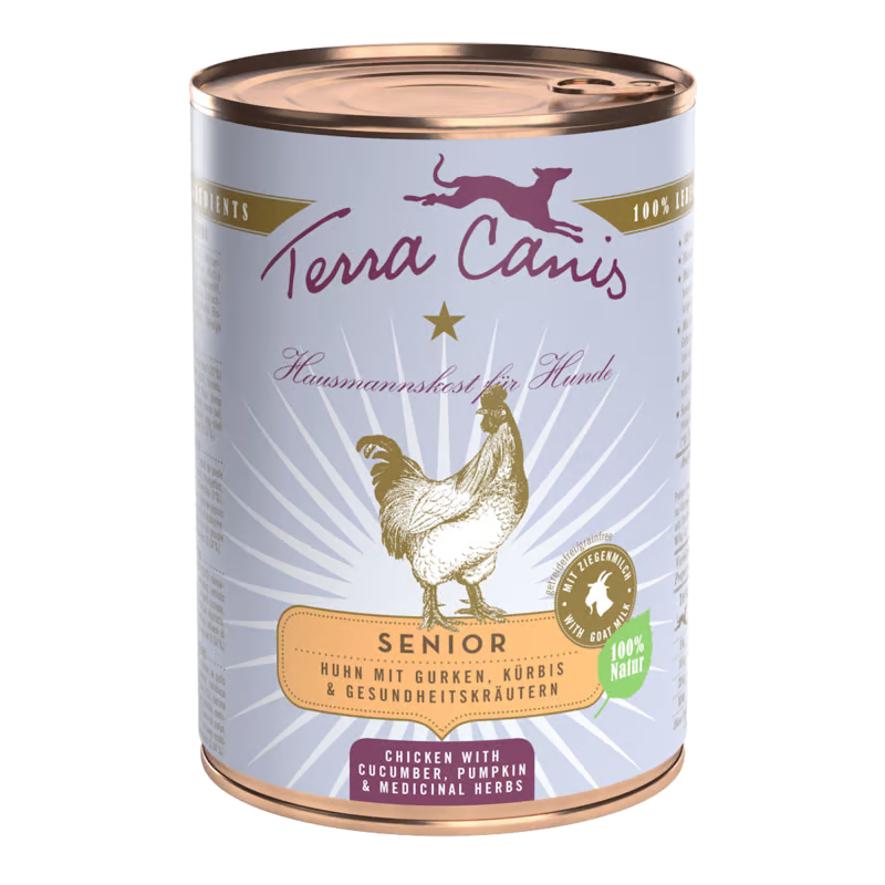 [Terra Canis] Senior Chicken with Cucumber, Pumpkin and Medicinal Herbs for Dogs 400g