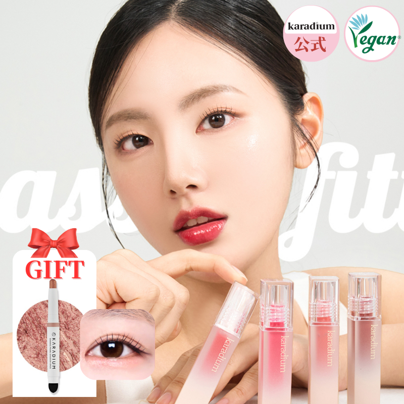 [Karadium] Korean Water tint น้ําหนักเบา Non-sticky glossy Lip tint Nourishing Tinted Lip Oil สําหรั