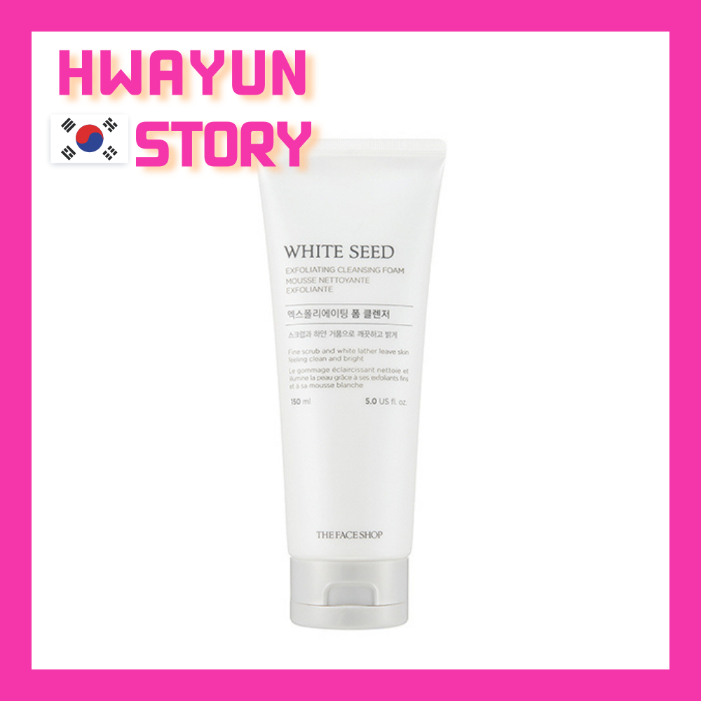 [THE Face SHOP] White Seed Exfoliating Foam Cleanser 150ml