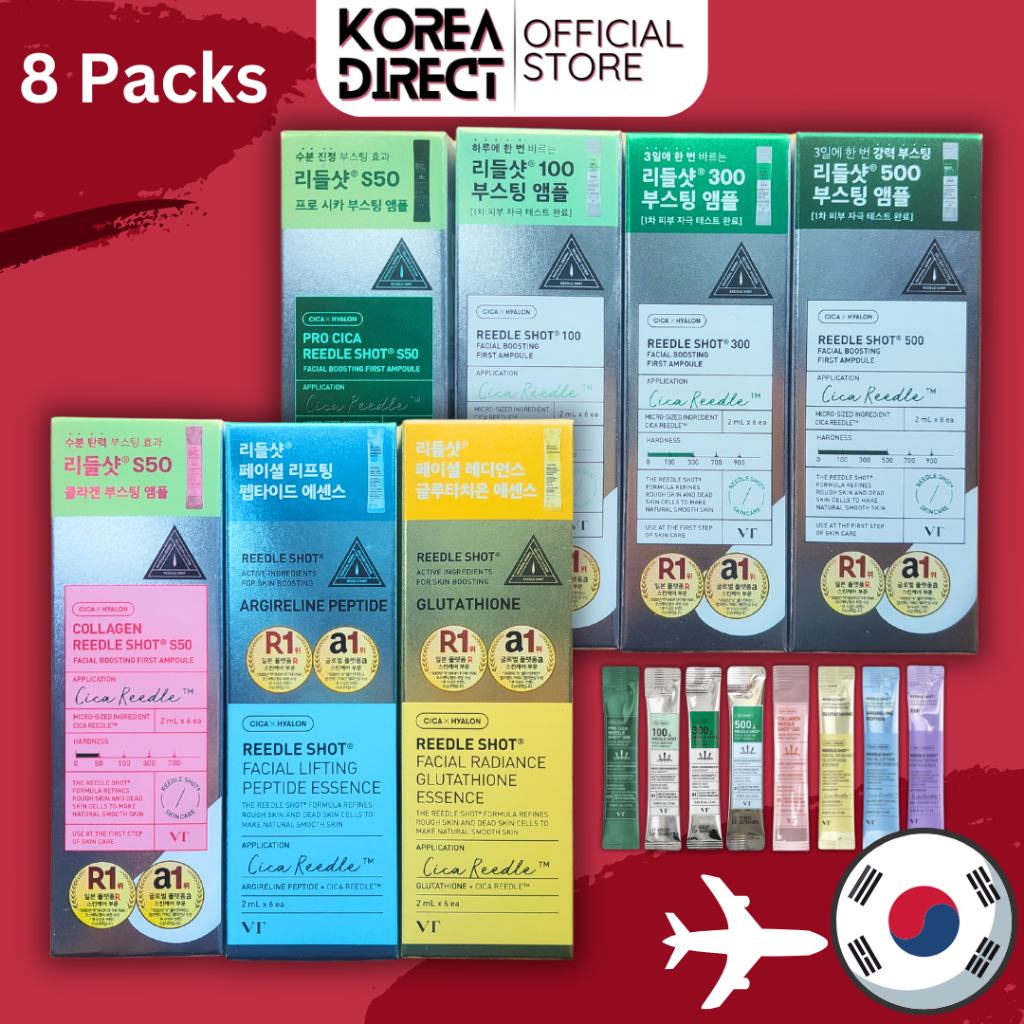 VT COSMETICS Vt เครื่องสําอาง Reedle Shot 8 แพ็ค