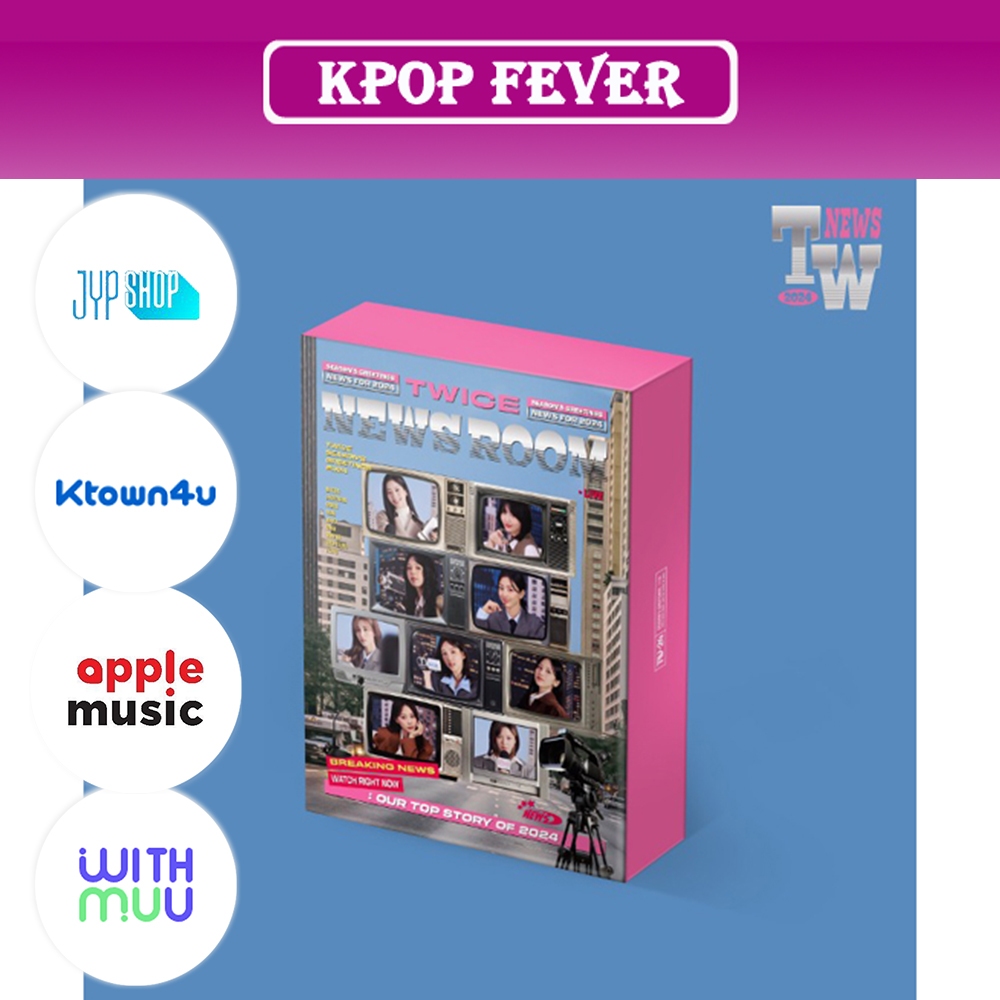 [POB] TWICE SEASON'S GREETINGS 2024 - TWICE NEWS ROOM  PHOTOCARD SEALED
