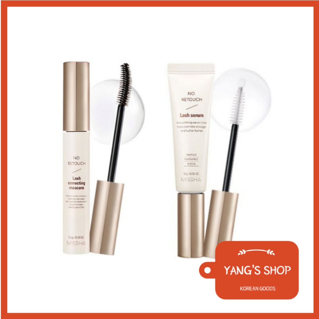 [MISSHA] No Retouch Lash Correcting Mascara & Lash Serum