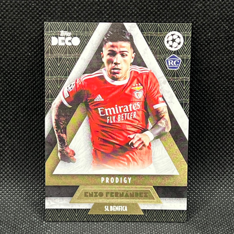 2022-23 Topps Deco UEFA Soccer Prodigy Enzo Fernandez RC Rookie card Argentina Chelsea การซื้อขาย