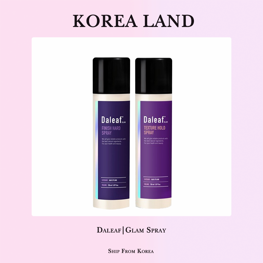 Daleaf | Glam Finish Hard Hair Spray/Texture Hold Hair Spray (150มล