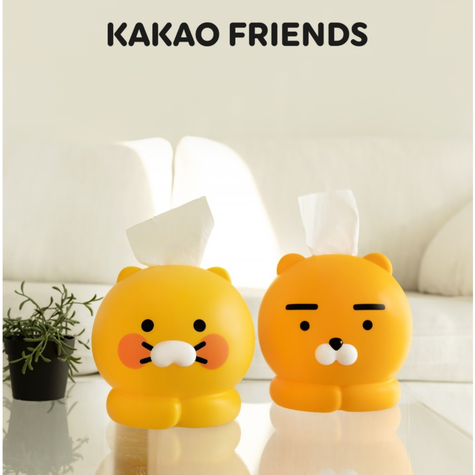 [KAKAO Friends] Korea Kakao Friends Character Roll Tissue Case / Tissue Holder_Ryan/Choonsik ;  เคสม