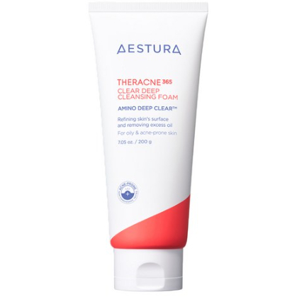 Aestura Theracne 365 คลีนซิ่งโฟม ทําความสะอาดล้ําลึก 200 กรัม