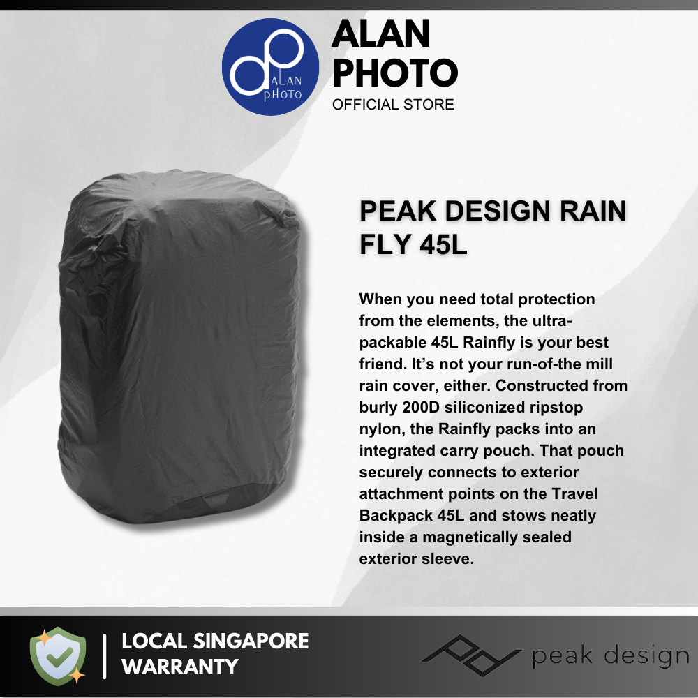 Peak Design Travel Rain Fly 45L [BTR-RF-45-BK-1]