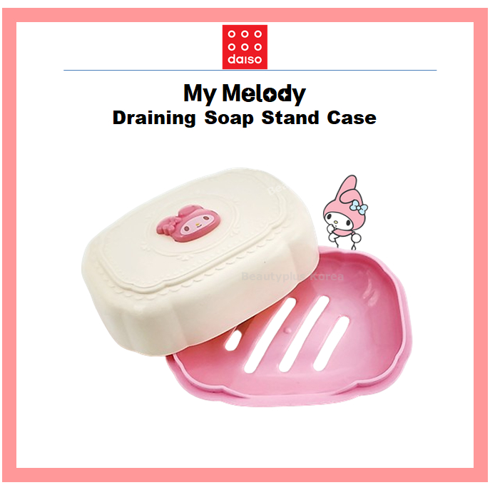 [DAISO Korea] MyMelody Sanrio เคสใส่สบู่ ระบายน้ํา
