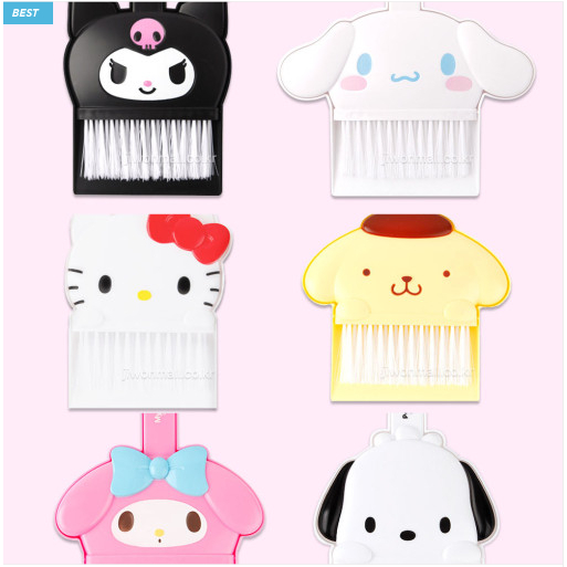 Sanrio ของแท้ ไม้กวาด ที่ตักขยะ ลาย Hello Kitty Pompompurin Cinnamoroll Kuromi My Melody Pochacco Mini 2 ชิ้น