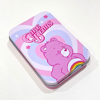 [Care Bears x KOREA DAISO] เคสดีบุก ลายหมีแคร์แบร์ พร้อมสติกเกอร์ - เชียร์แบร์ (สีชมพู)