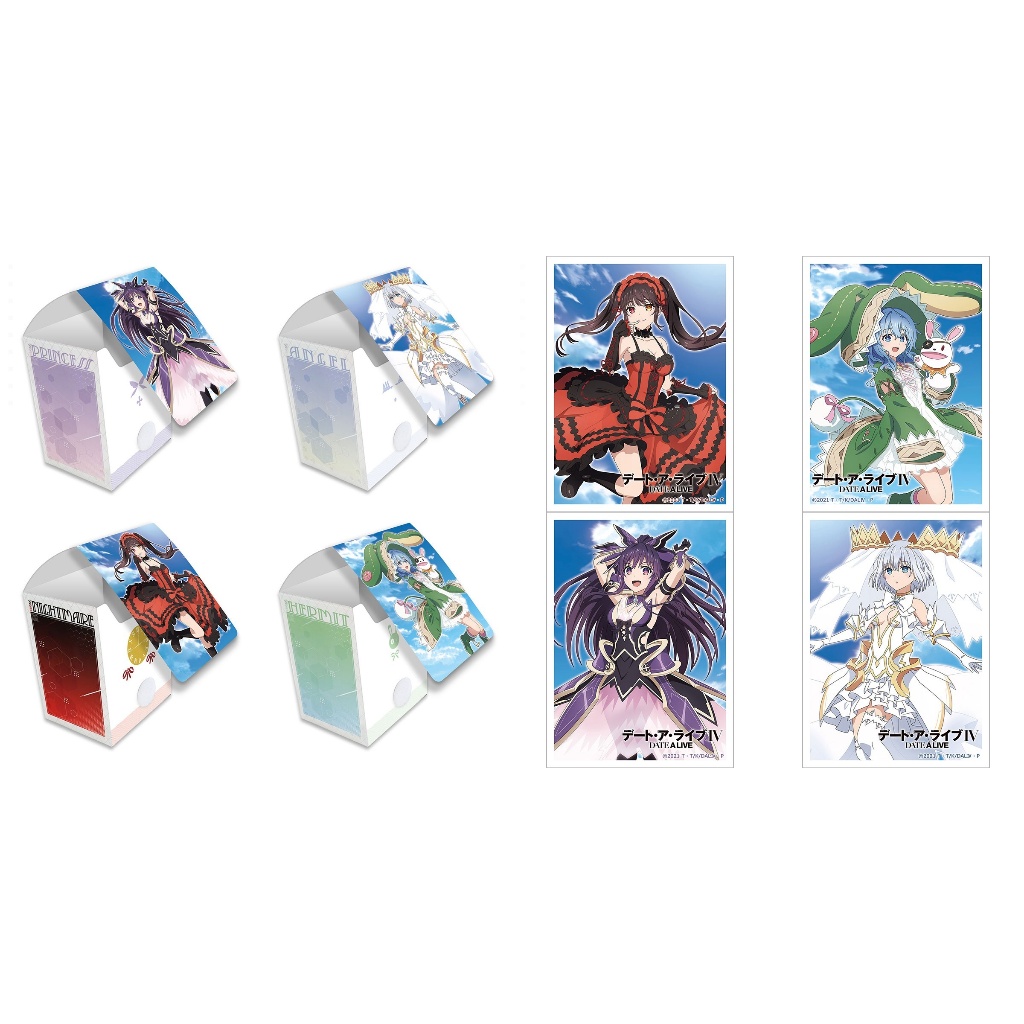 ผ้าม่าน Damashii Date A Live IV Sleeve / DECK BOX [Origami / Tohka / Yoshino / Kurumi ]