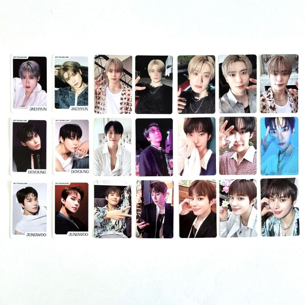 Dojaejung NCT 127 น้ําหอม 2ND OFFICIAL MD: การ์ดซื้อขายแบบสุ่ม Doyoung Jaehyun