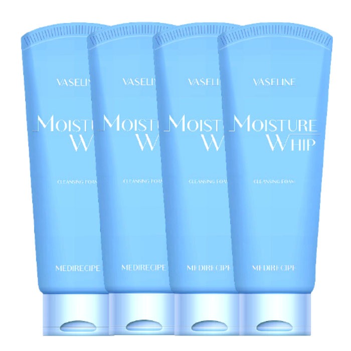 [Korea Premium Beauty] Vaseline Moisture Whip โฟมล้างหน้า ทําความสะอาดรูขุมขน สิวหัวดํา ผลิตภัณฑ์ดูแลผิว กระชับรูขุมขน 220 มล.