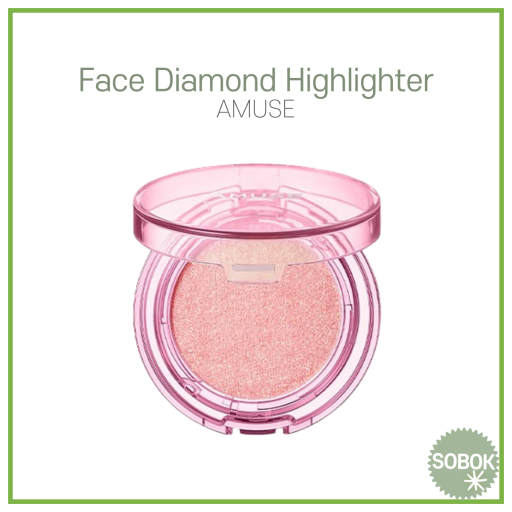 [AMUSE] Face Diamond Highlighter ปากกาไฮไลท์เพชร สําหรับใบหน้า highlight