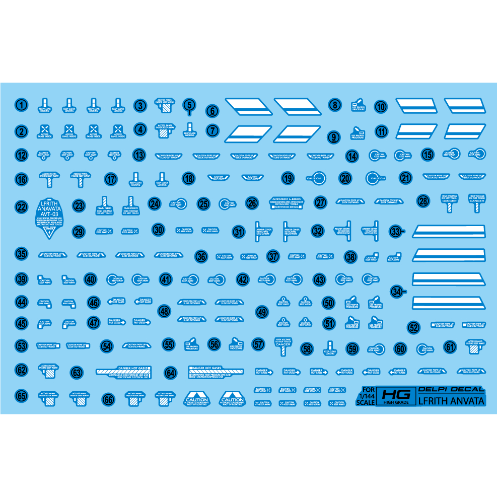 DELPI DECAL HG LFRITH ANVATA WATER DECAL