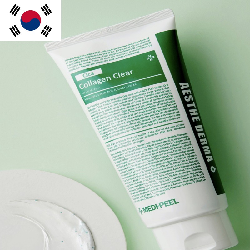 [KOREA] Medi FEEL Green Cica โฟมล้างหน้าคอลลาเจน ขนาด 300 มล.