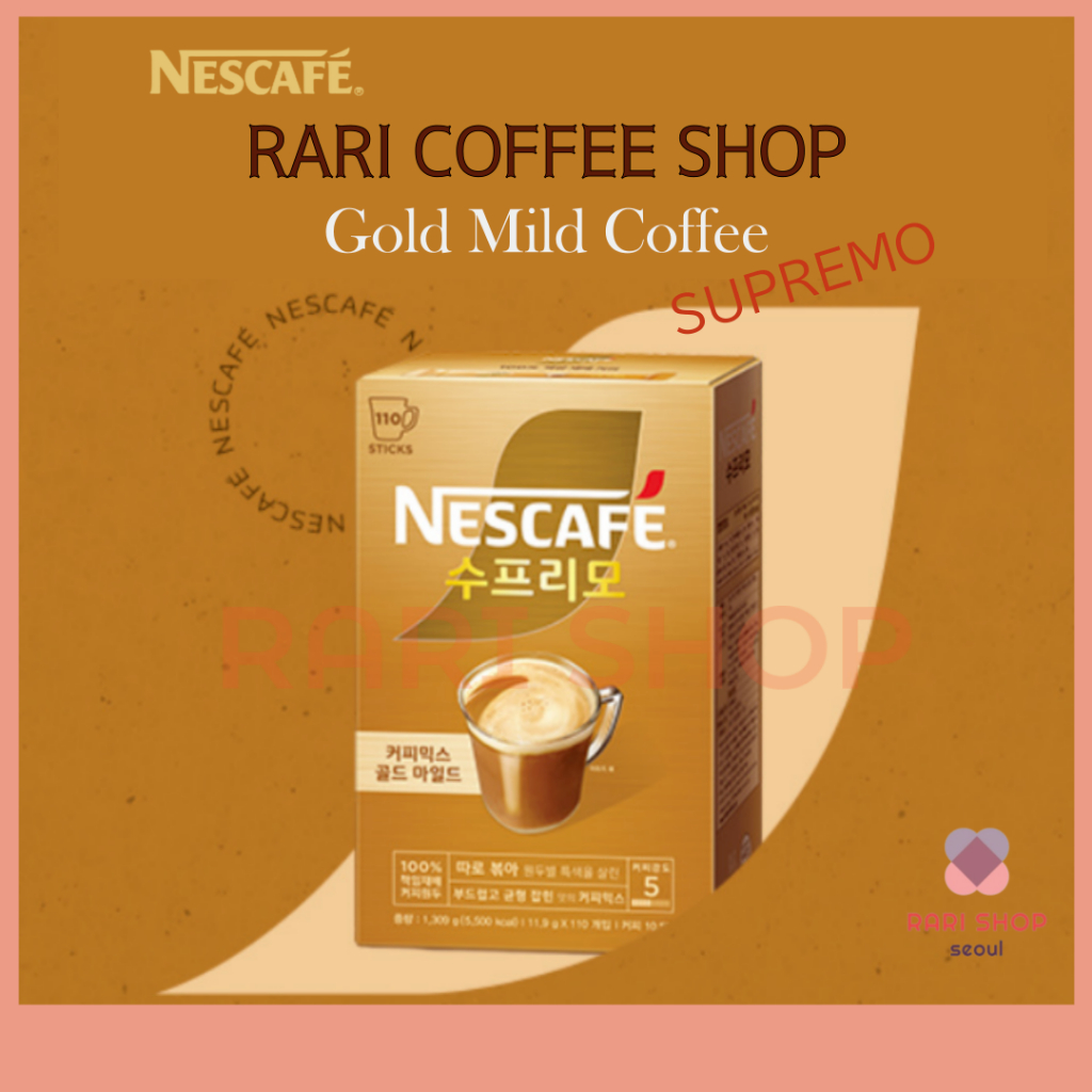 [NESCAFE] Supremo Gold Mild Coffee Mix (10T l 30T) กาแฟผสมเกาหลี
