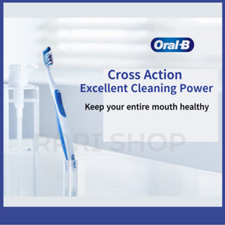 [Oral-B] Cross Action แปรงสีฟันทําความสะอาด 35mo