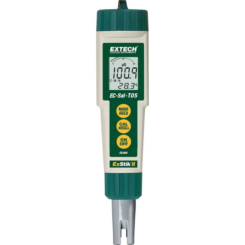 Extech EC400 ExStik เครื่องนําไฟฟ้า กันน้ํา TDS ความเค็ม และเครื่องวัดอุณหภูมิ
