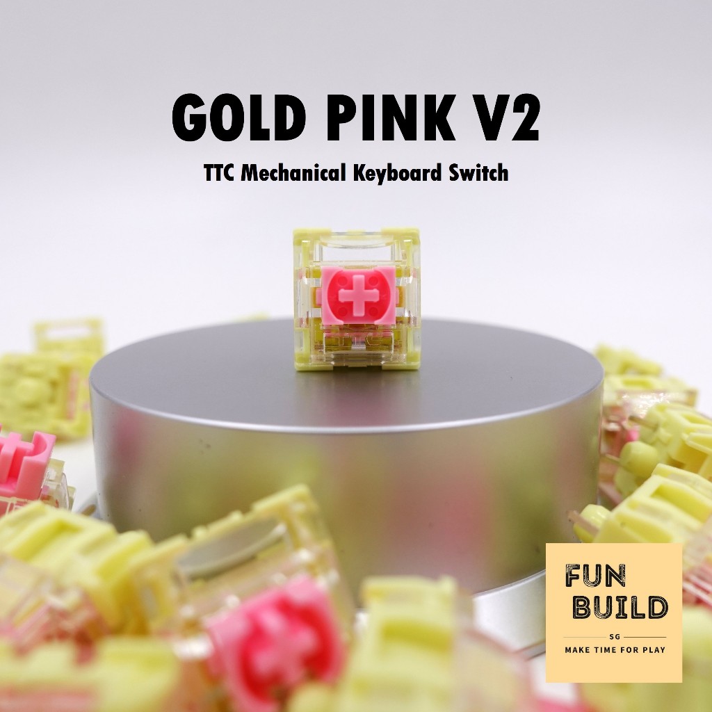 Ttc Gold Pink V2 Switch สําหรับคีย์บอร์ดเชิงกล