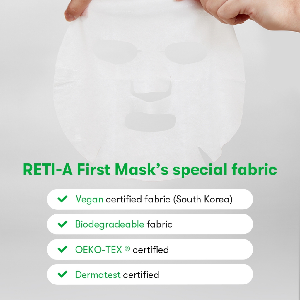 [VT] CICA RETI-A ALL IN ONE 3STEP MASK Retinol 0.3%, Panthenol, Ceramide Complex, วิตามินซี, บำรุงรูขุมขนและผิว <Official Flagship> — صورة 6