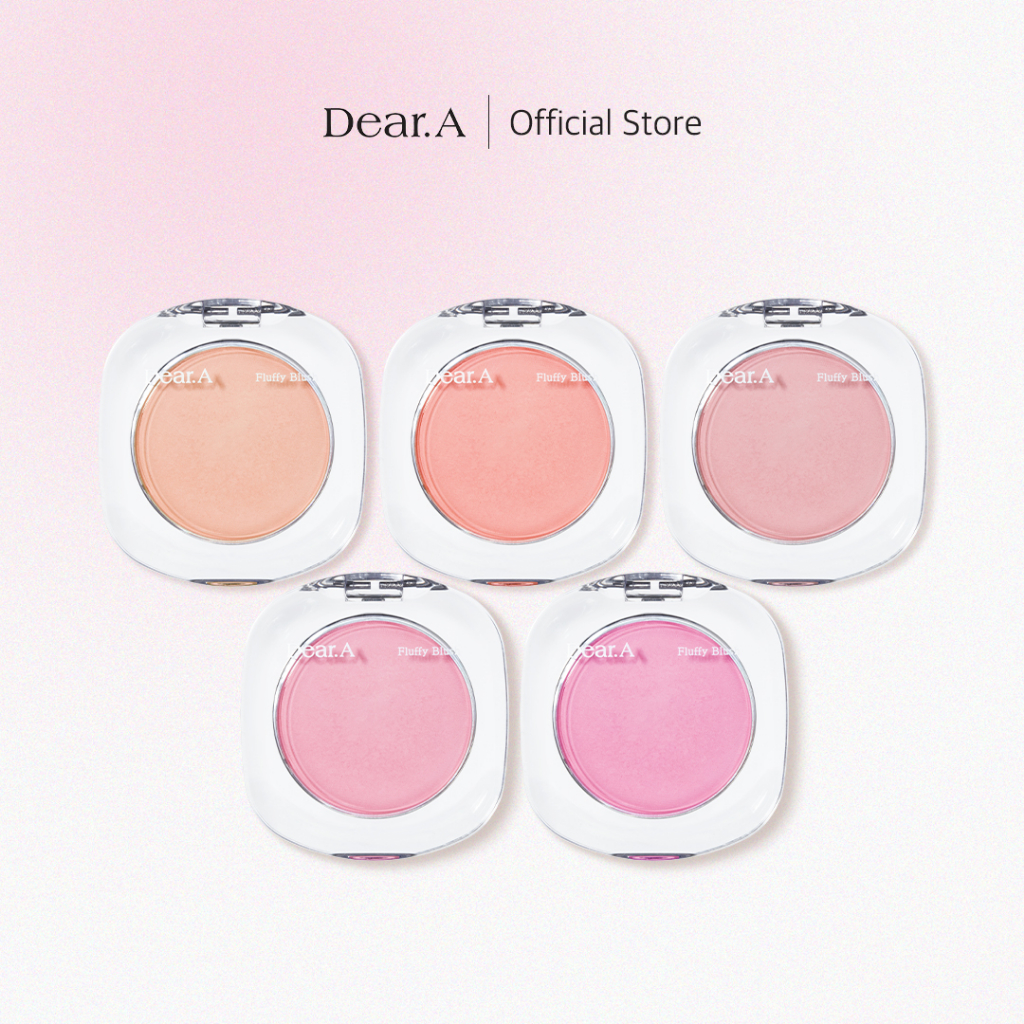 Dear.A Fluffy blush บลัชออนปัดแก้มให้ผิวเปล่งปลั่งอย่างเป็นธรรมชาติ