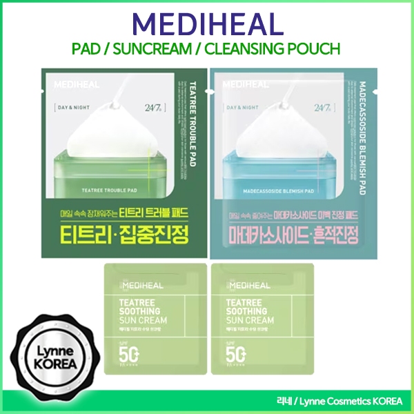 [กระเป๋าท่องเที่ยว] Mediheal Madecassoside Toner Pad mini Ver. แผ่นคอลลาเจน
