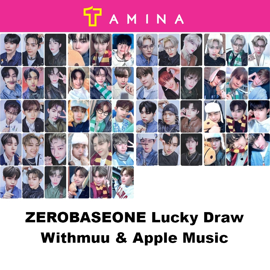 ZEROBASEONE Melting Point Lucky Draw Withmuu &amp; Apple Music