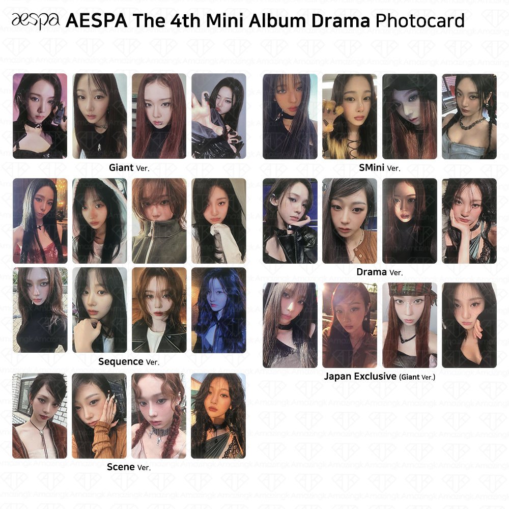 อัลบั้มรูปภาพ ขนาดเล็ก Aespa 4th Mini Smini Scene Sequence Exclusive Japan