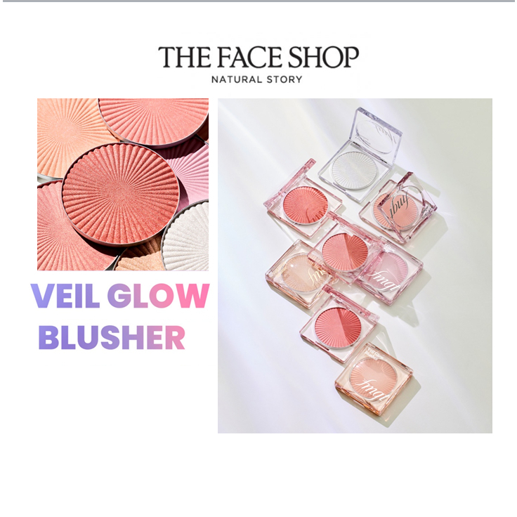 [The Face Shop] บลัชออนปัดแก้ม แบบเรืองแสง 5 กรัม