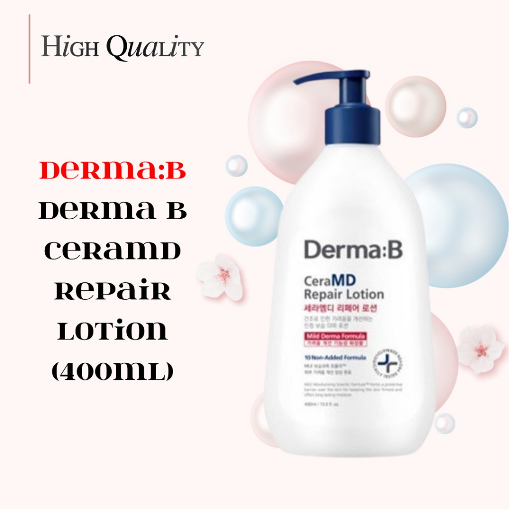 Derma:b DERMA B Ceramd Repair Lotion (400ml) Panthenol Body Moisturizer