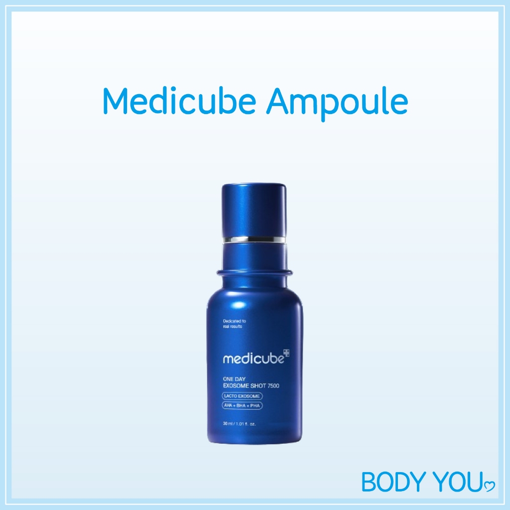 [Medicube] One Day Exosome Shot 2000, 7500 30 มล. / มอยส์เจอร์ไรเซอร์บํารุงผิวหน้า K-Beauty บํารุงผิวที่บอบบาง สุขภาพผิว สิว รูขุมขน ไวท์เทนนิ่ง สิวหัวดํา มาส์กแพ็ค *ยา