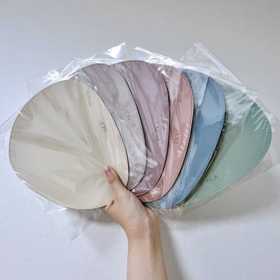 [KOREA Ola] Mute Mouse Pad Leather Color Mouse Pad 3 Type 6 Color💜สต็อกพร้อม💜 / ส่งจากเกาหลี✈️🇰🇷