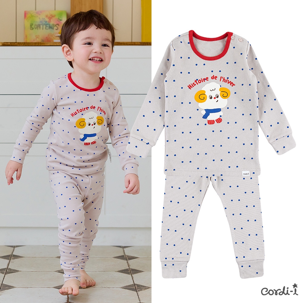 [cordi-i] ชุดนอน ผ้าสแปนเด็กซ์ ขนแกะ (23FW)_AI168 จากเกาหลี ฤดูใบไม้ผลิ ฤดูใบไม้ร่วง ฤดูหนาว / ชุดนอ