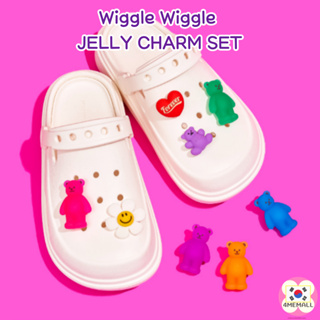 Wiggle Wiggle Jelly Charm - Bear Friends 5P (1 ชุด) ของตกแต่งรองเท้า Javits