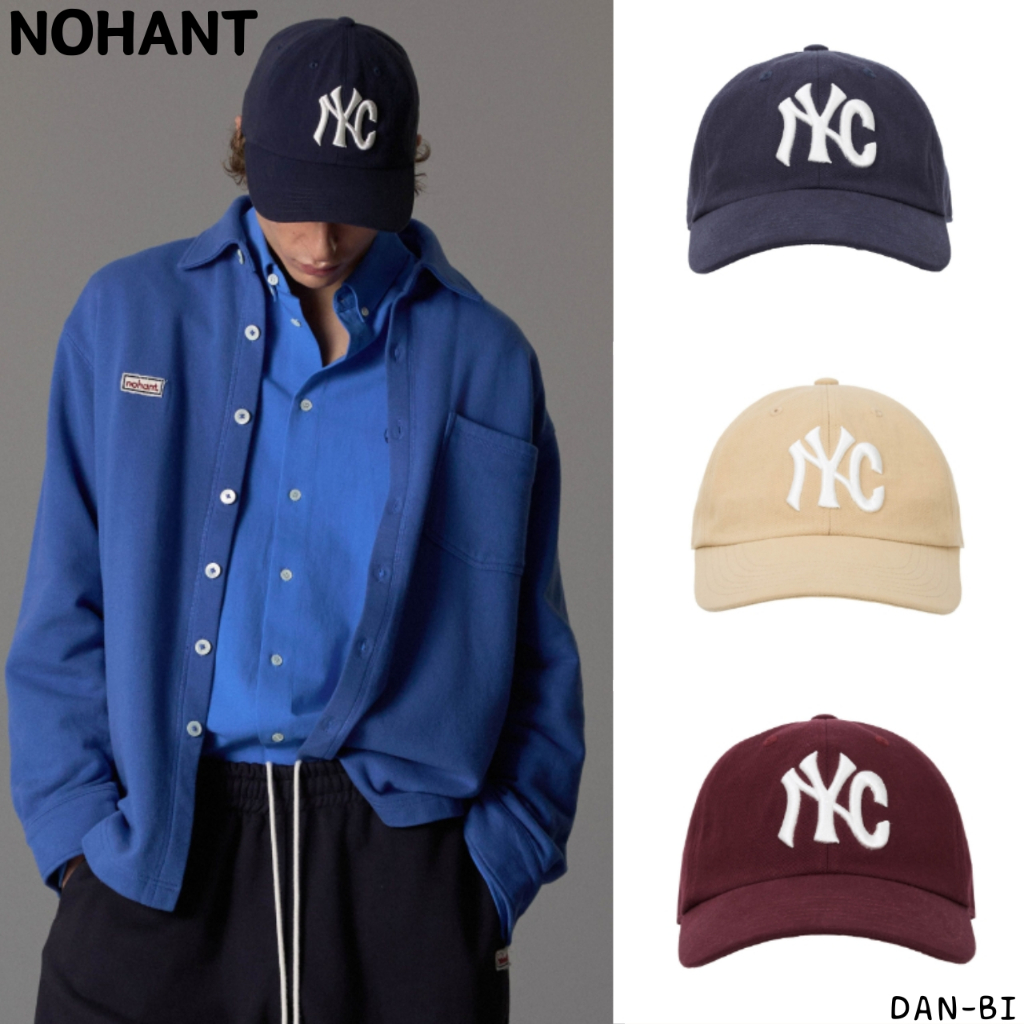 [NOHANT] Nyc WASHED BALL CAP_3color / สินค้า KR แท้ 100% / unisex / จัดส่งรวดเร็วจาก KR!