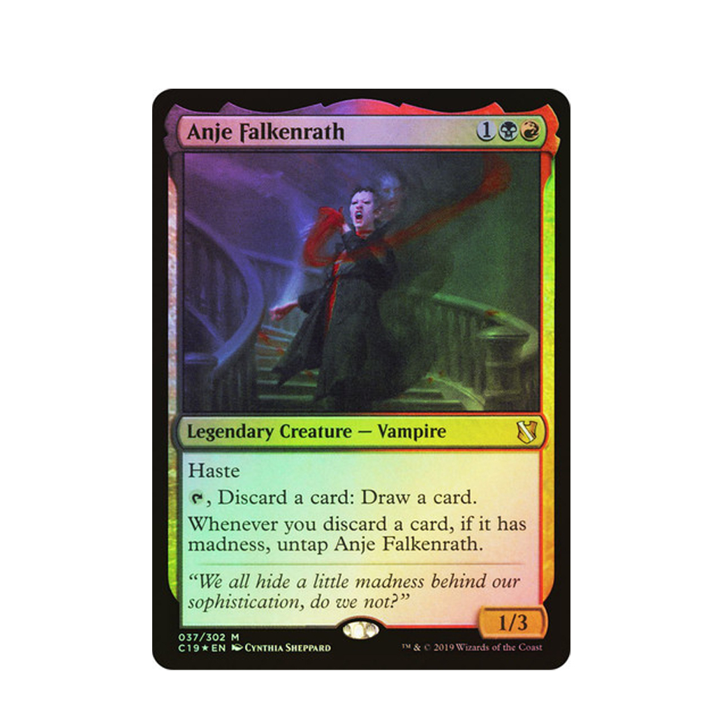 Magic The Gathering - การ์ด Anje Falkenrath (Commander 2019)