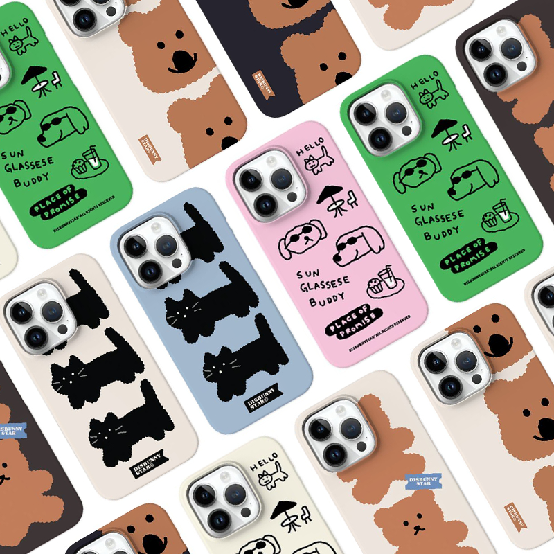 【 เคสมือถือเกาหลี 】การป้องกัน, แข็งแรง, แบบด้าน, การออกแบบสัตว์ที่น่ารัก, ควอกก้า, ไอโฟนที่เข้ากันได้, ซัมซุง กาแลคซี 15 14 13 12 11 pro max mini