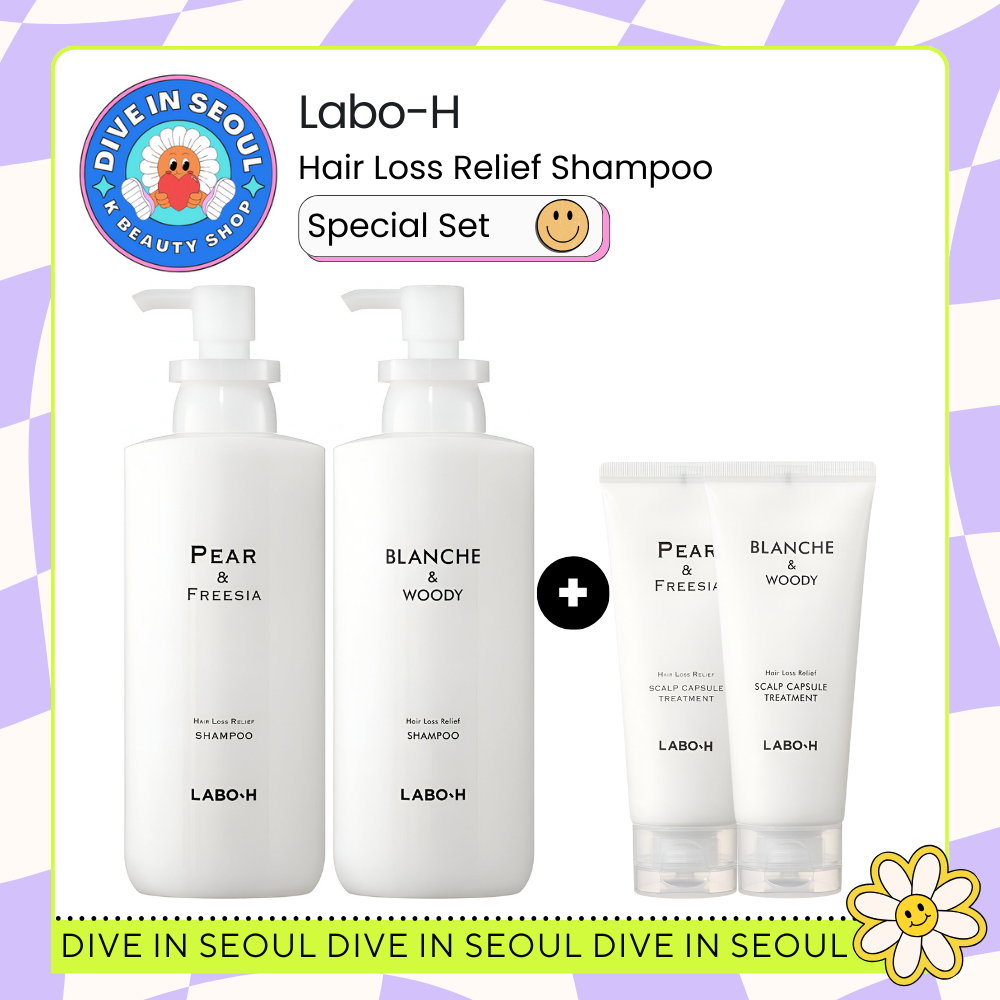[LABO-H] Hair Loss Relief Scalp Strengthening Shampoo Special Set