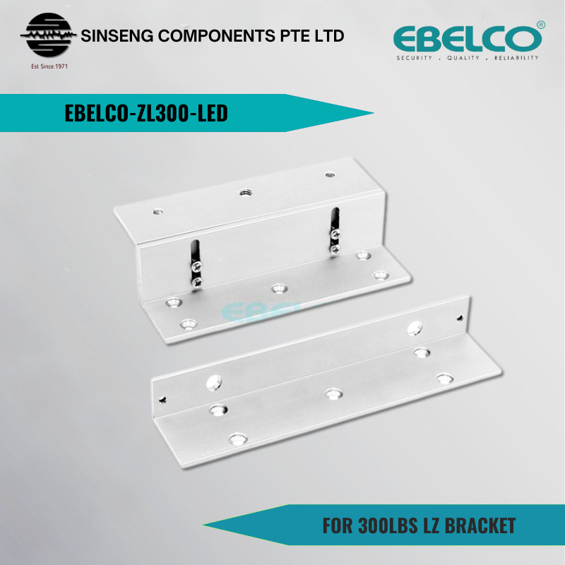Ebelco 300-LED LZ Bracket ZL300-LED สําหรับล็อค EM 300lbs