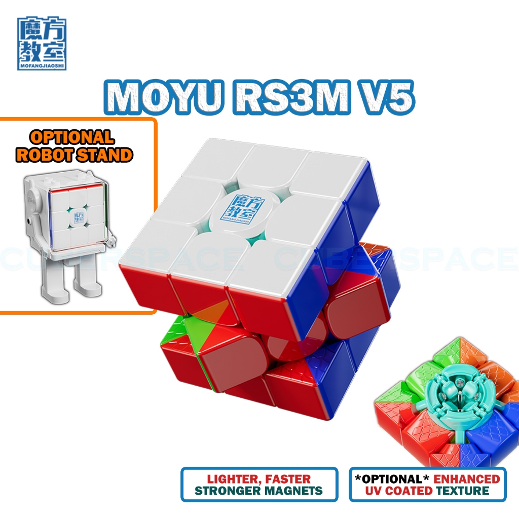 Moyu RS3M V5 3x3 Magnetic UV Speedcube