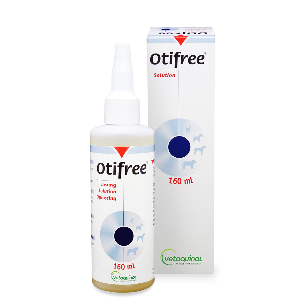 [Vetoquinol] Otifree for Dogs and Cats 160ml/น้ำยาทำความสะอาดหู