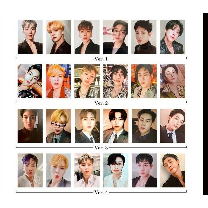 Monsta X Fatal Love อัลบั้มรูปภาพ Kpop k pop Jooheon Kihyun Hyungwon SET I.M