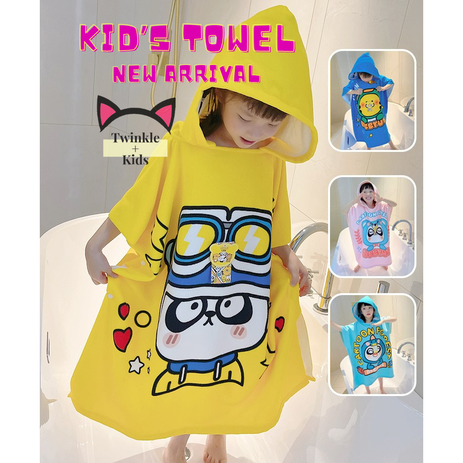 Twinkle+ Kids Kids Kids Towel SG Local Seller/Girl/Boy/Baby/Swim Towel/Comfort Quality