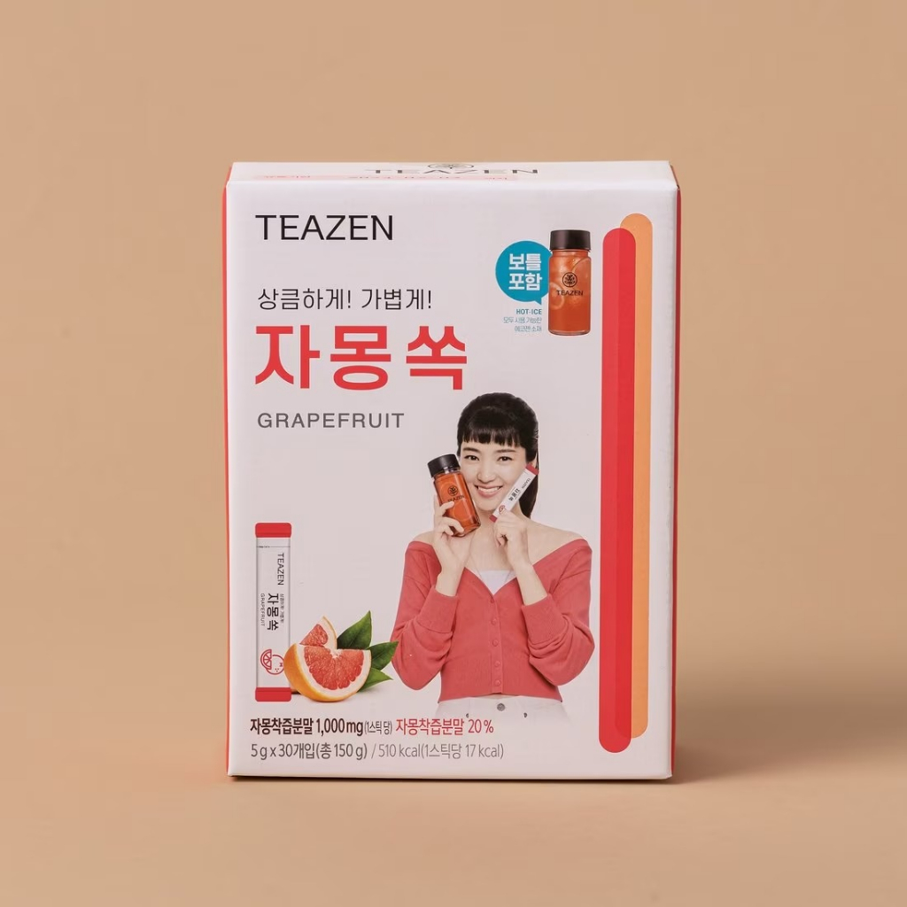 Teazen ชาเกรปฟรุ๊ตเกาหลี 150 กรัม