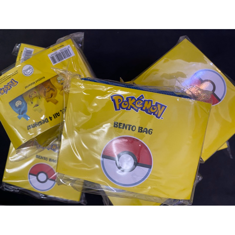 Pokemon Bento Bag 7 Eleven Exclusives Pikachu Eevee Snorlax Psyduck
