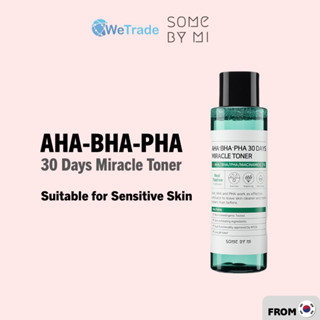 [SOME By MI] AHA BUBBLE 30 Days Miracle Toner 150 มล. จากเกาหลี / สิว, ซีบัม และ ออยล์แคร์ / Wetradekorea