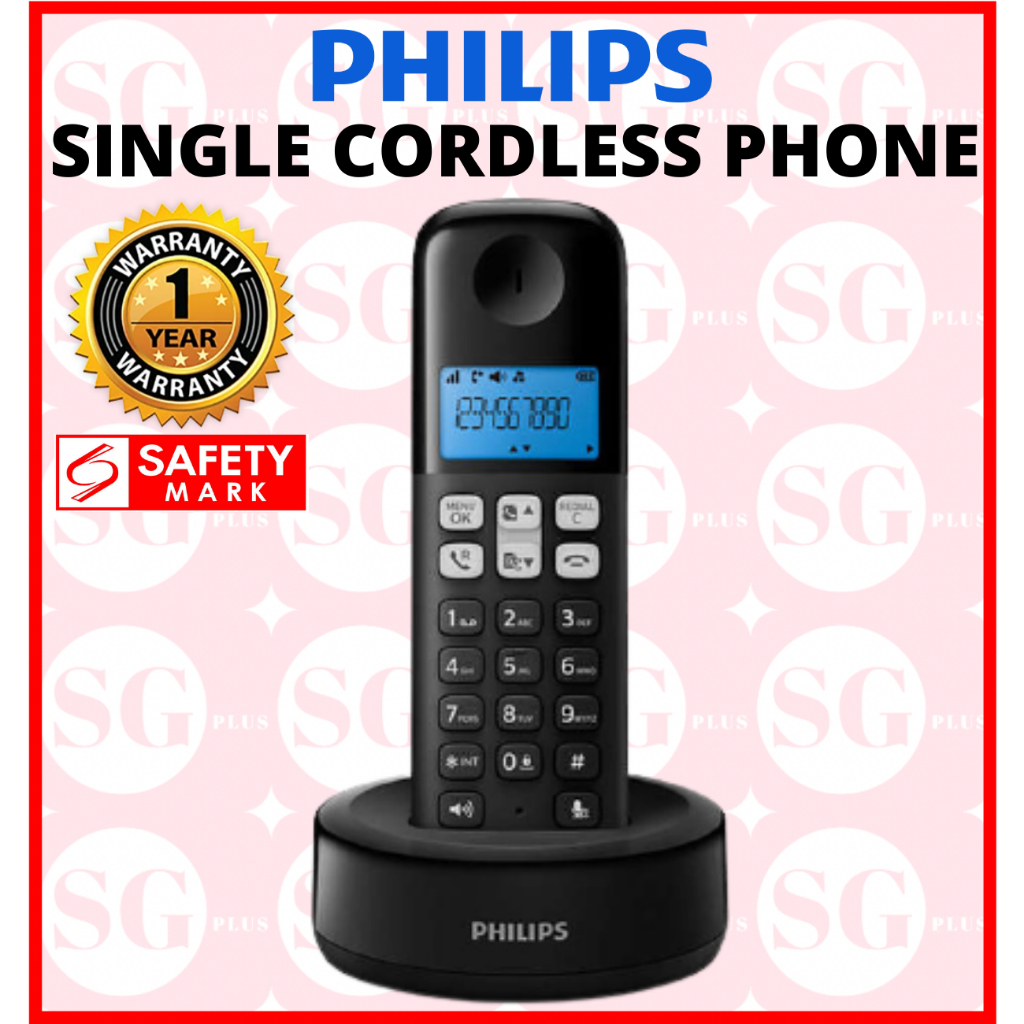 Philips D161 Digital Wireless Phone Speakerphone Caller ID